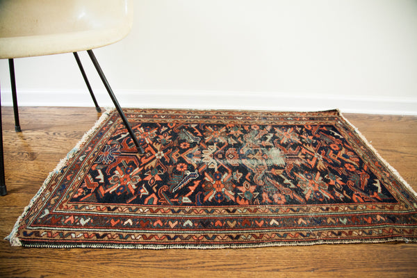 3x4 Vintage Worn Blue Lilihan Rug // ONH Item 1654