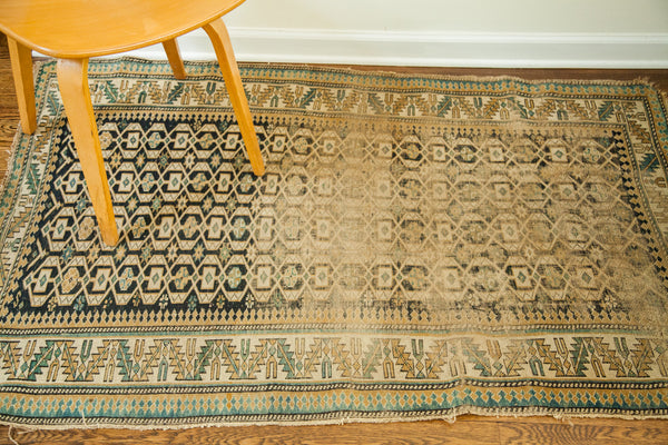 3x5 Worn Antique Caucasian Rug // ONH Item 1659