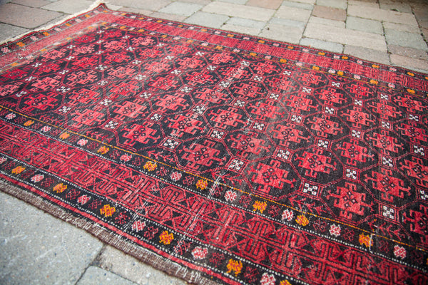 3.5x6 Geometric Afghani Rug Runner // ONH Item 1719 Image 1