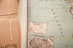 Antique Pull Down Map of Africa // ONH Item 1730 Image 5