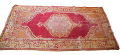 3x6.5 Cranberry Red Rug Runner // ONH Item 1732 Image 1