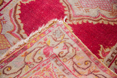3x6.5 Cranberry Red Rug Runner // ONH Item 1732 Image 4