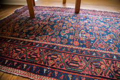 3x6 Fine Malayer Indigo Persian Rug Runner // ONH Item 1733 Image 9