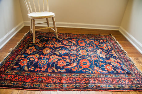 3.5x5 Lovely Worn Blue Lilihan // ONH Item 1743