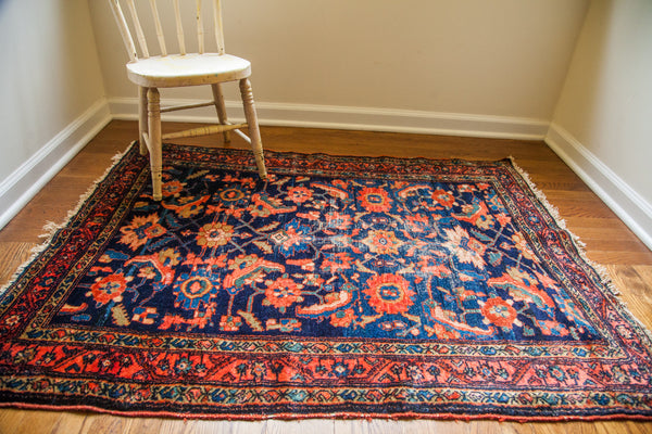 3.5x5 Lovely Worn Blue Lilihan // ONH Item 1743