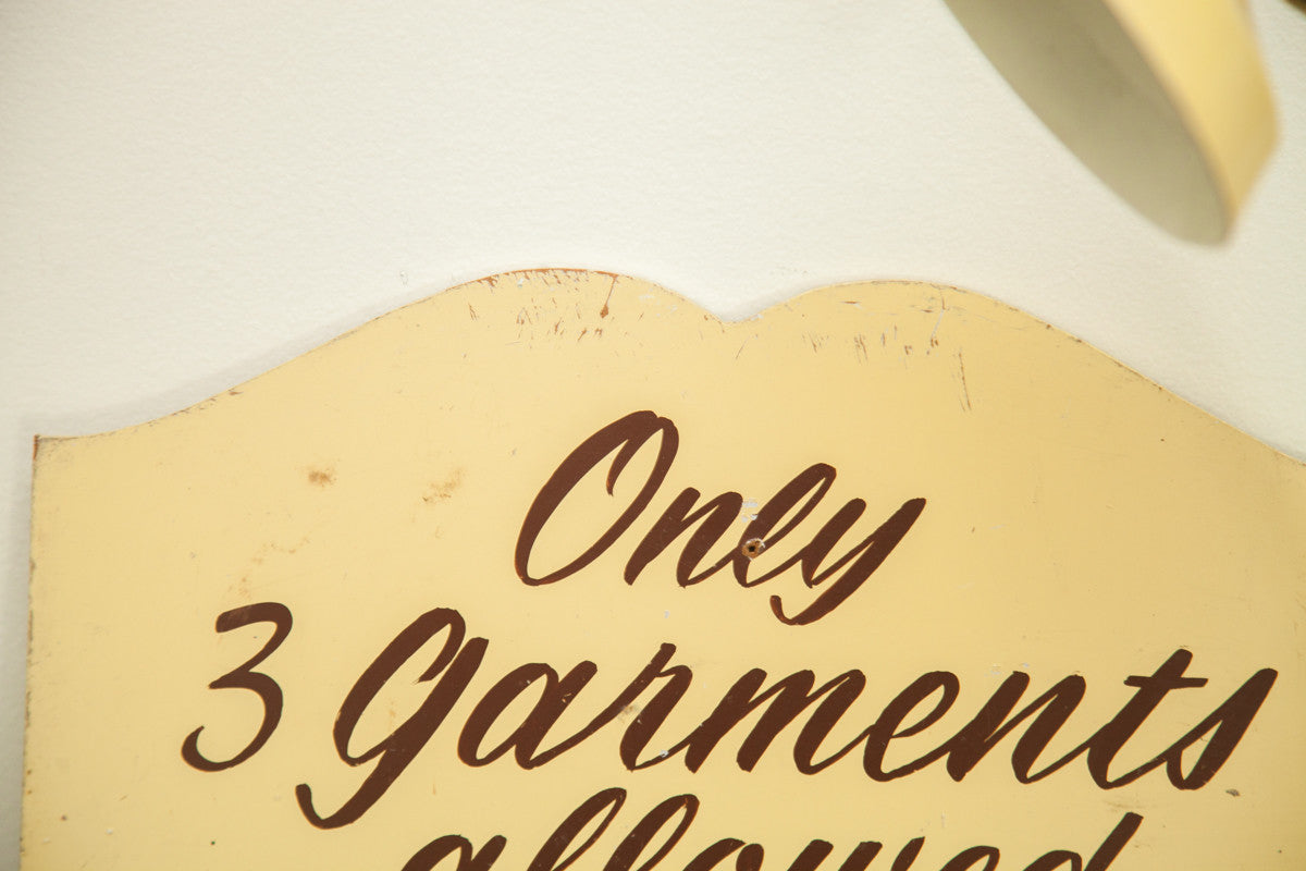 Vintage Clothing Shop Sign