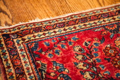2x4 Vintage Fine Red Sarouk Persian Rug // ONH Item 1761 Image 7