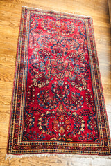 2x4 Vintage Fine Red Sarouk Persian Rug // ONH Item 1761 Image 9