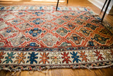 3x5 Colorful Worn Antique Kuba Rug // ONH Item 1763 Image 6