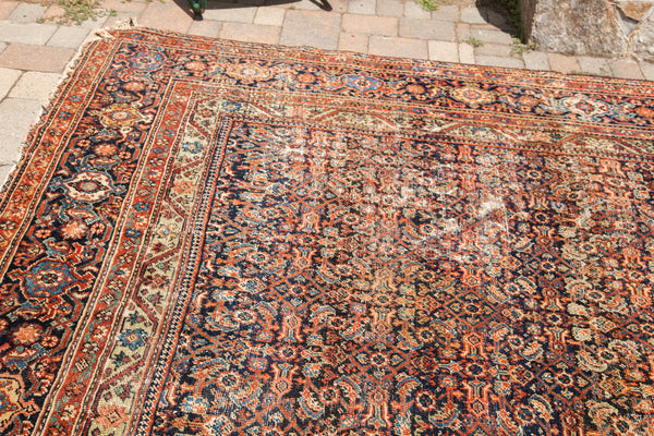 10x13 Antique Feraghan Persian Blue Rug Allover Design // ONH Item 1771 Image 1