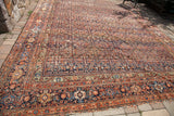 10x13 Antique Feraghan Persian Blue Rug Allover Design // ONH Item 1771 Image 9