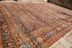 10x13 Antique Feraghan Persian Blue Rug Allover Design // ONH Item 1771 Image 12