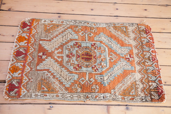 2x3 Little Orange Vintage Turkish Rug // ONH Item 1772 Image 1