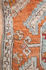 2x3 Little Orange Vintage Turkish Rug // ONH Item 1772 Image 7