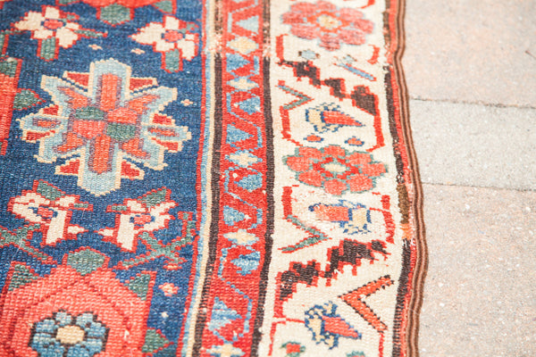 3x8 Antique 1850s Persian Rug Runner // ONH Item 1774 Image 9