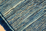 Striated indigo and cream 