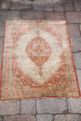  2x2.5 Antique Silk Persian Tabriz Rug Mat / Item 1783 image 7