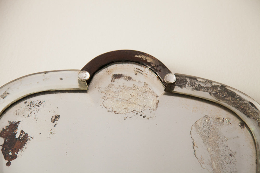 Vintage 1930s Bell Shaped Beveled Glass Deco Mirrors // ONH Item 1784 Image 1