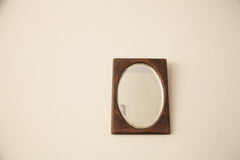 Little 1940s Wood and Beveled Glass Mirror // ONH Item 1787 Image 3