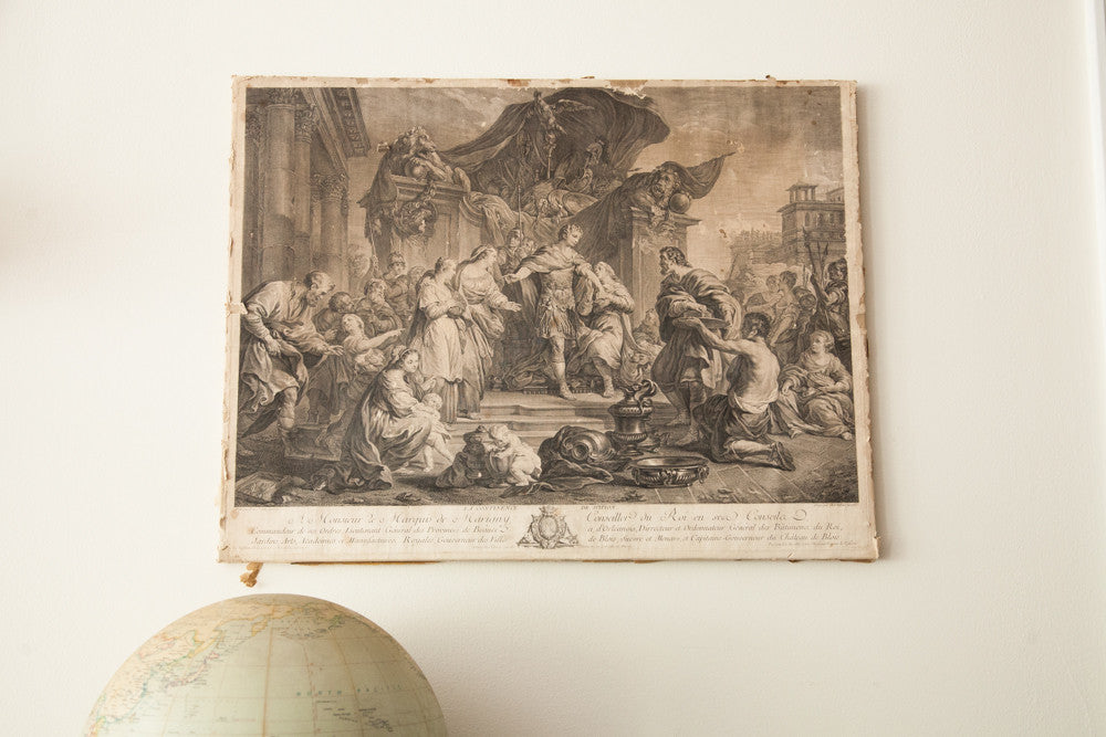 18th Century French Engraving // ONH Item 1789