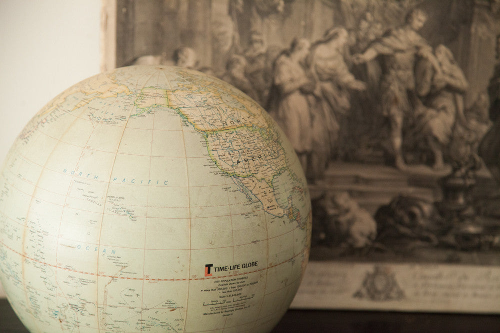 Vintage Repologie Light Blue Globe // ONH Item 1790 Image 1