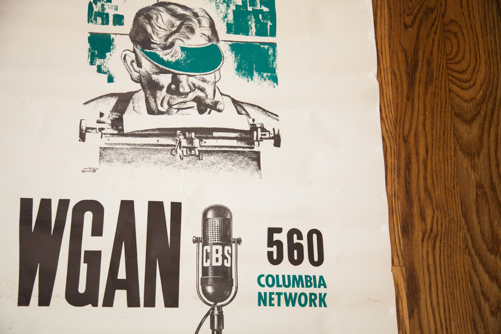 WGAN Radio Big Town Poster // ONH Item 1796 Image 1