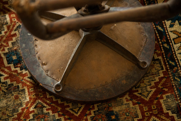 RESERVED Victorian Antique Industrial Wooden Stool // ONH Item 1808 Image 5