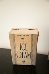Vintage Art Deco Ice Cream Paper Ephemera Sign Box // ONH Item 1809 Image 4