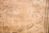 Aged 1860 New York City map detail of Flushing, Little Neck Bay, with linen edge.