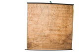 Rare pre-Civil War 1860 New York City map on aged linen with wooden dowels, 64x64.