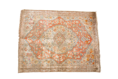 2x3 Antique Silk Tabriz Rug Mat // ONH Item 1820