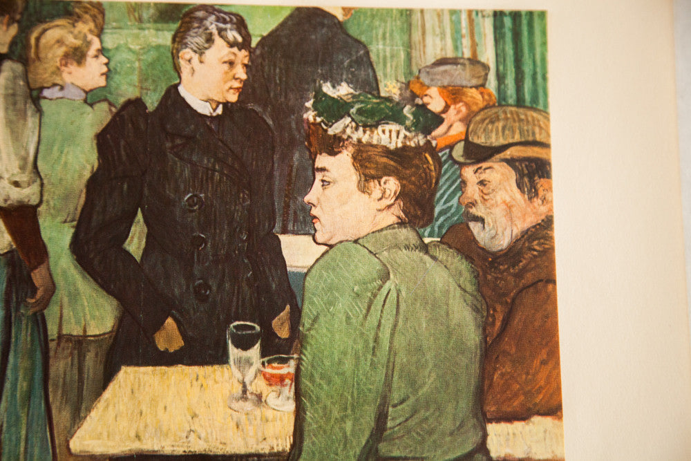Mid Century Vintage Toulouse Lautrec Moulin de La Galette Print // ONH Item 1829 Image 1