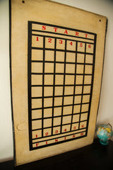 Vintage Roulette Gaming Board Handmade Wooden Folk Art // ONH Item 1830 Image 6