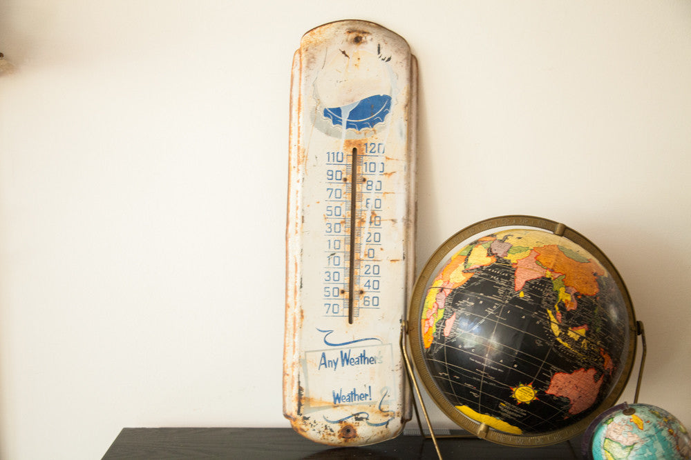 Vintage Rusted Pepsi Thermometer Any Weathers Pepsi Weather // ONH Item 1842