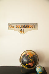 Vintage Deco Double Sided House Sign Solimandos // ONH Item 1843 Image 3