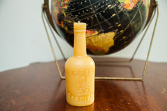 Antique Bottle Beeswax Candle Collection Dragon Alcohol // ONH Item 1850 Image 1