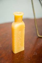 Antique Bottle Beeswax Candle Collection Small Poison // ONH Item 1851 Image 2