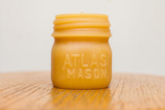 Atlas Mason Jar Beeswax Candle // ONH Item 1858
