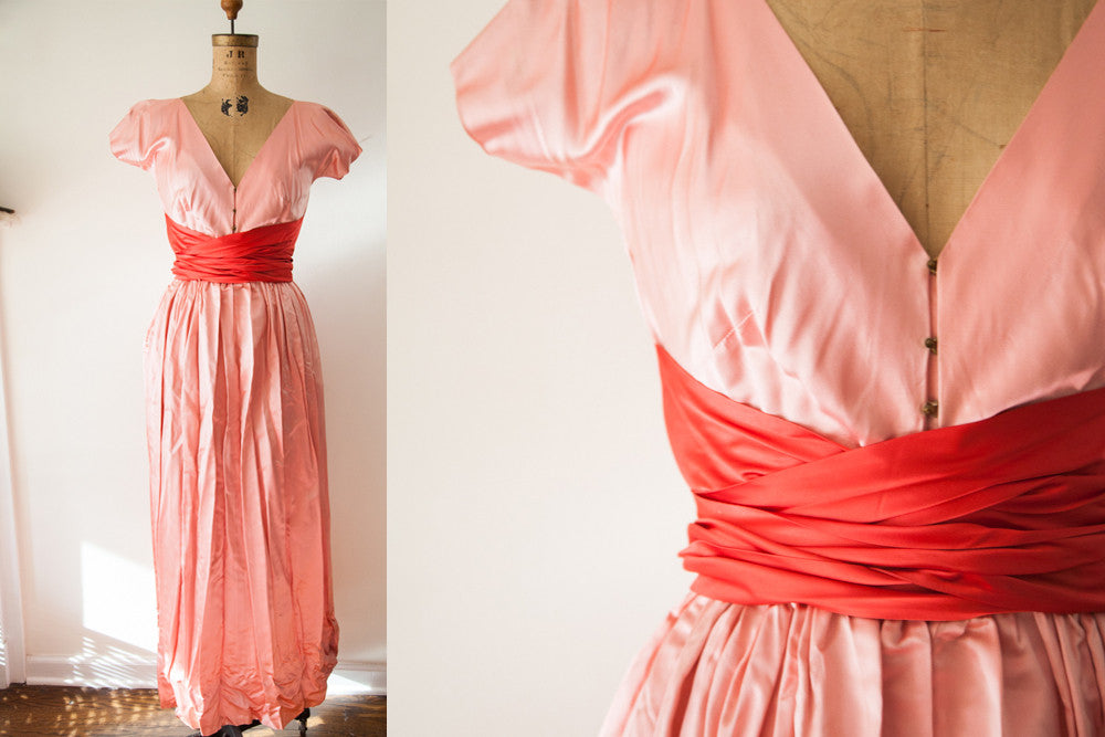 Rare Claire McCardell Vintage 1950s Wrap Dress Townley Label