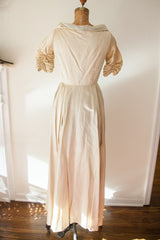 Rare Vintage 1950s Lucie Ann Silk Satin Dressing Gown // ONH Item 1860 Image 3