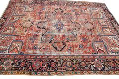 9x12 Vintage Worn Heriz Rug // ONH Item 1871 Image 1