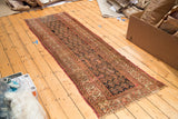 3x8.5 Antique Kurdish Persian Wide Rug Runner // ONH Item 1875 Image 7