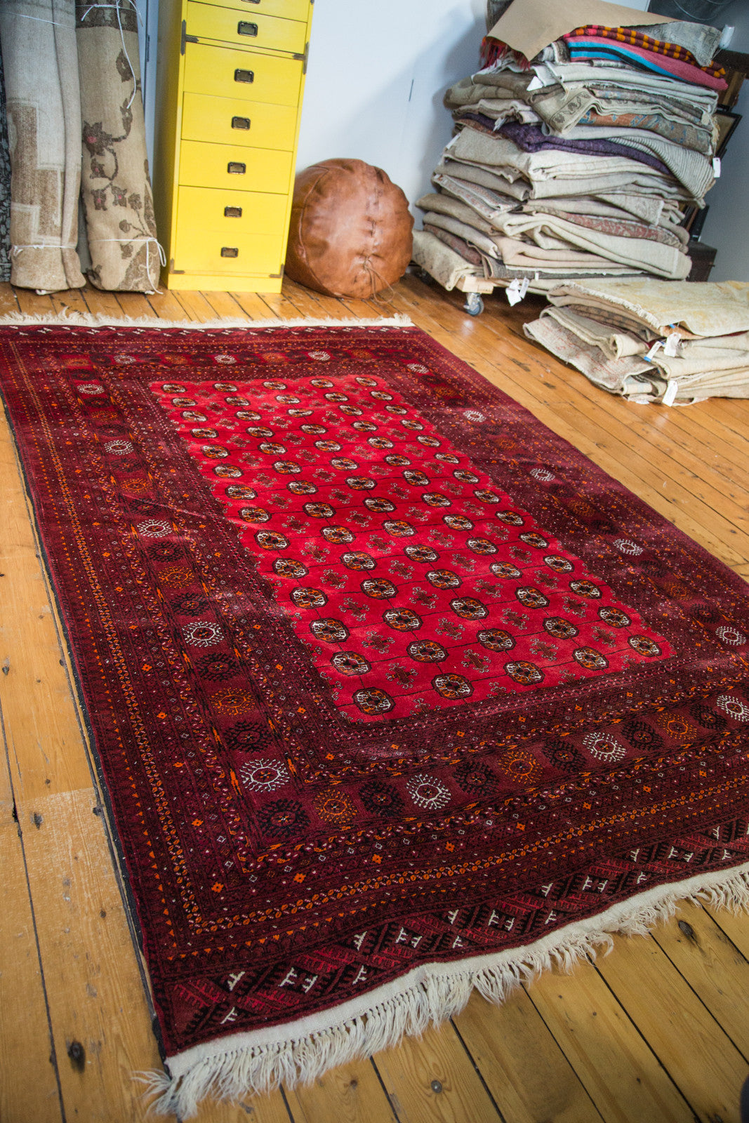 6.5x10 Room Size Large Vintage Bokhara Rug