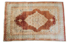 2x3 Antique Silk Persian Tabriz Rug Mat // ONH Item 1878