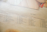 Aged Yaggy's anatomical chart with detailed text labels, 