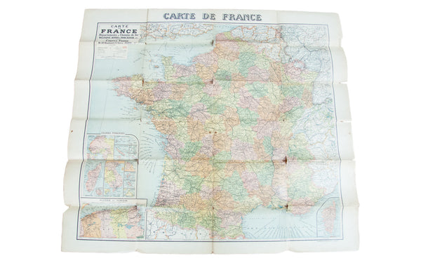 Antique Map of France // ONH Item 1884