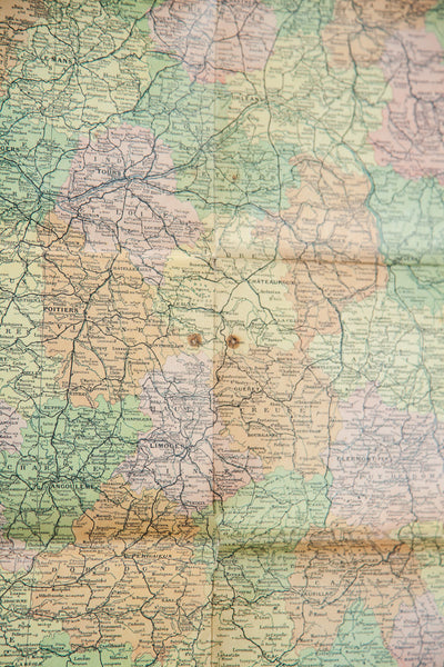 Antique Map of France // ONH Item 1884 Image 6