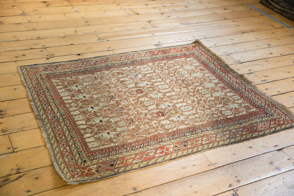 3.5x4.5 Antique Caucasian Rug // ONH Item 1887 Image 7