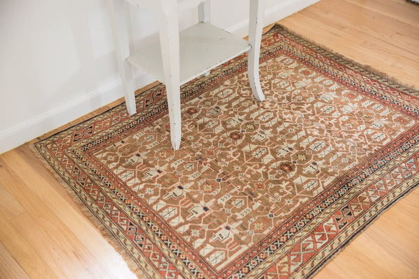 3.5x4.5 Antique Caucasian Rug // ONH Item 1887 Image 16
