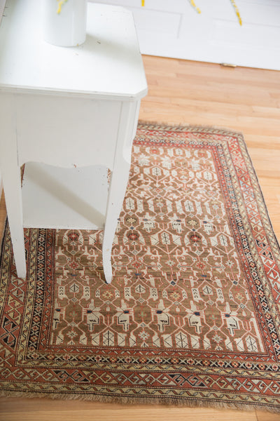 3.5x4.5 Antique Caucasian Rug // ONH Item 1887 Image 11